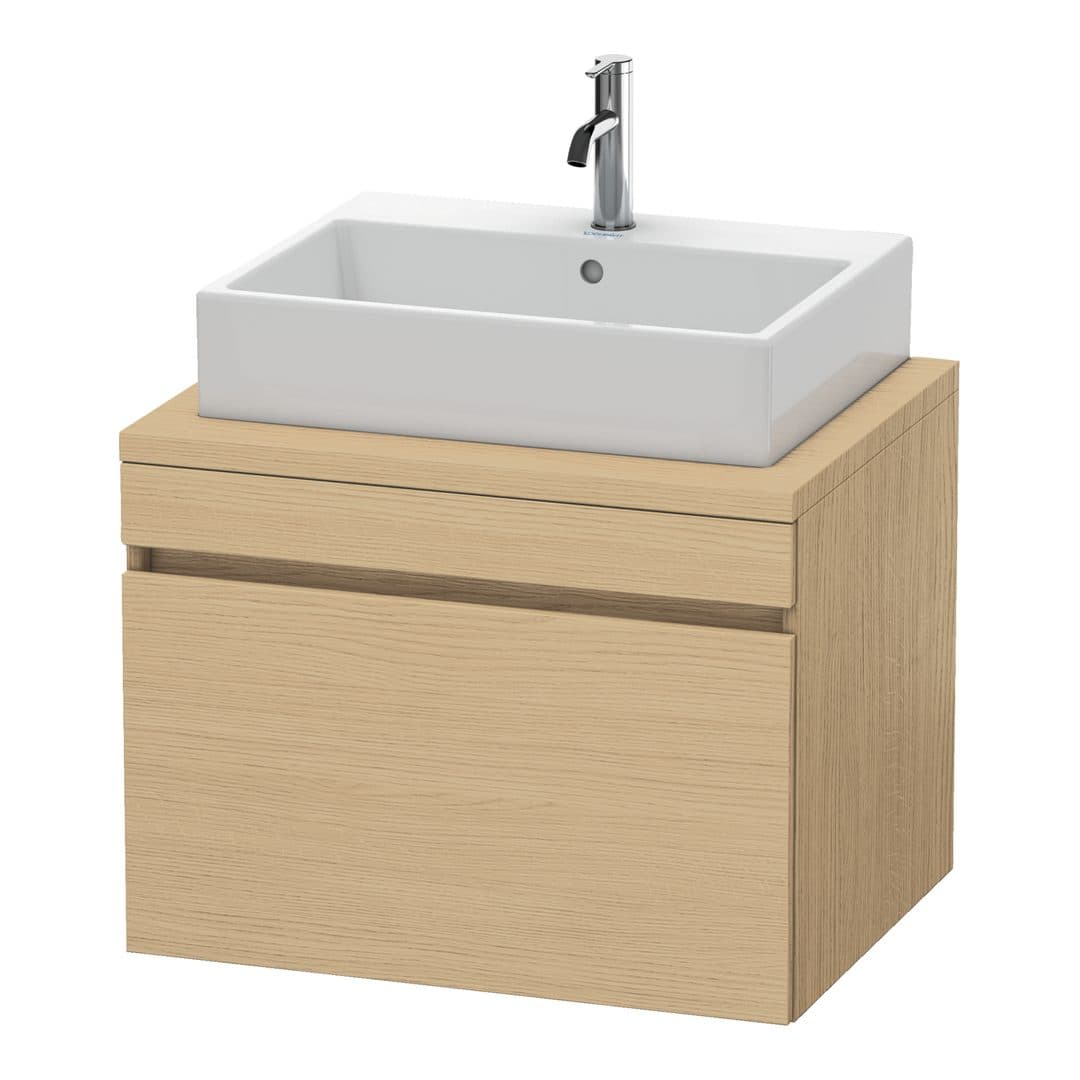 Duravit DuraStyle – Έπιπλο Νιπτήρα – 700 mm, για κονσόλα, 1 συρτάρι, νιπτήρας κέντρο – Natural oak, Decor (DS531103030)