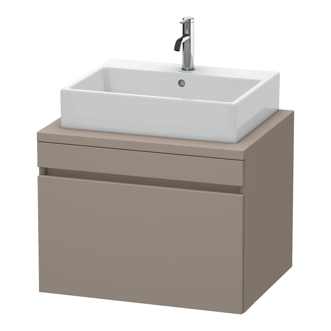Duravit DuraStyle – Έπιπλο Νιπτήρα – 700 mm, για κονσόλα, 1 συρτάρι, νιπτήρας κέντρο – Basalte Matt, Decor (DS531104343)
