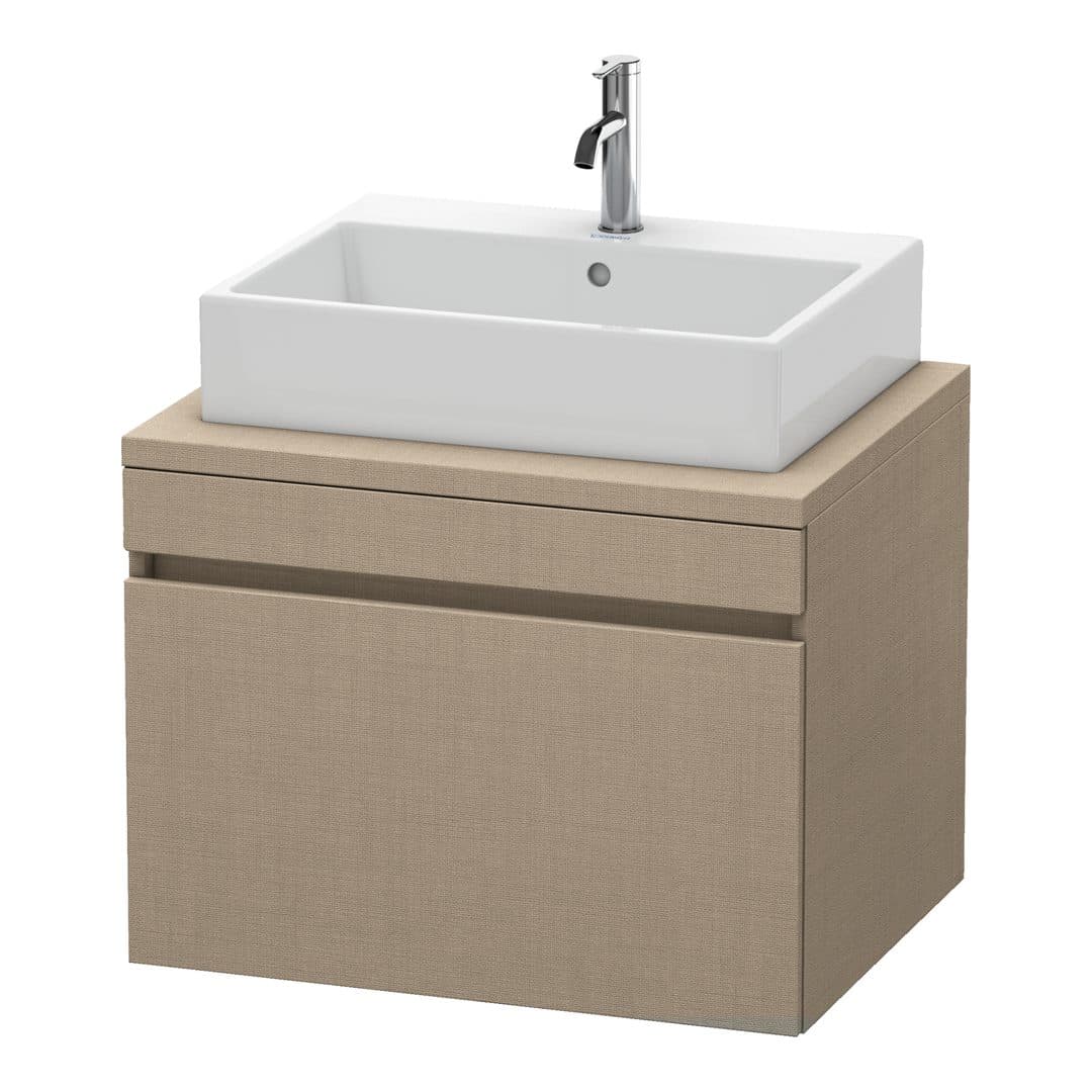 Duravit DuraStyle – Έπιπλο Νιπτήρα – 700 mm, για κονσόλα, 1 συρτάρι, νιπτήρας κέντρο – Linen Matt, Decor (DS531107575)