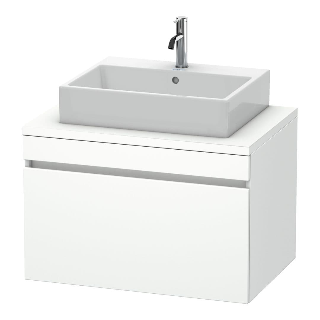 Duravit DuraStyle – Έπιπλο Νιπτήρα – 800 mm, για κονσόλα, 1 συρτάρι, νιπτήρας κέντρο – White Matt, Decor (DS531201818)