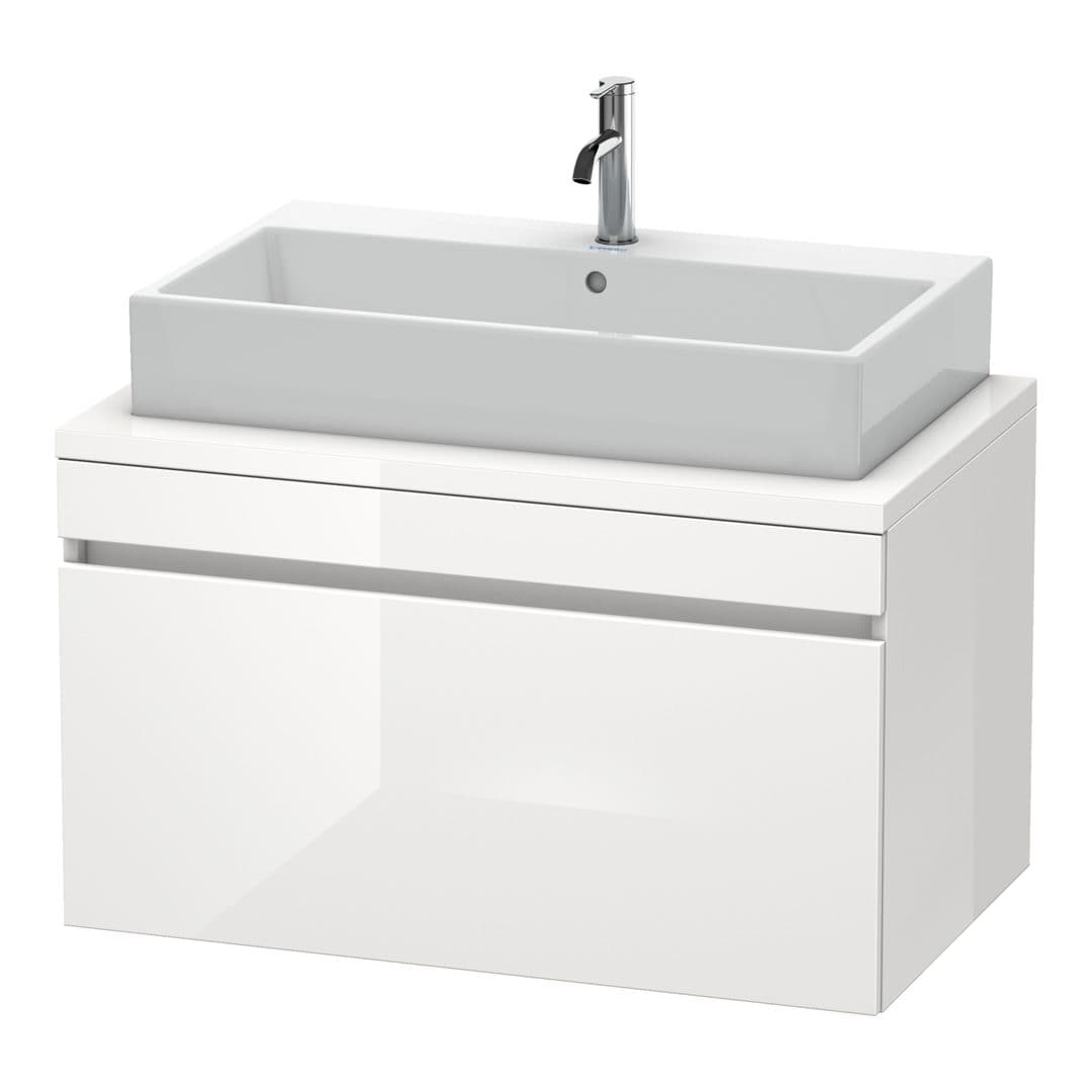 Duravit DuraStyle – Έπιπλο Νιπτήρα – 900 mm, για κονσόλα, 1 συρτάρι, νιπτήρας κέντρο – White High Gloss, Decor (DS531302222)