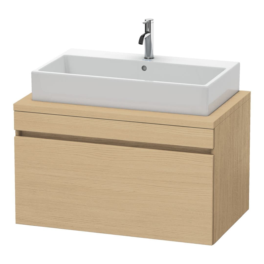 Duravit DuraStyle – Έπιπλο Νιπτήρα – 900 mm, για κονσόλα, 1 συρτάρι, νιπτήρας κέντρο – Natural oak, Decor (DS531303030)