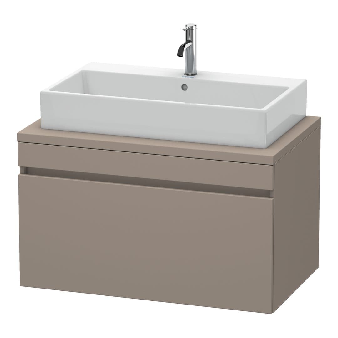 Duravit DuraStyle – Έπιπλο Νιπτήρα – 900 mm, για κονσόλα, 1 συρτάρι, νιπτήρας κέντρο – Basalte Matt, Decor (DS531304343)
