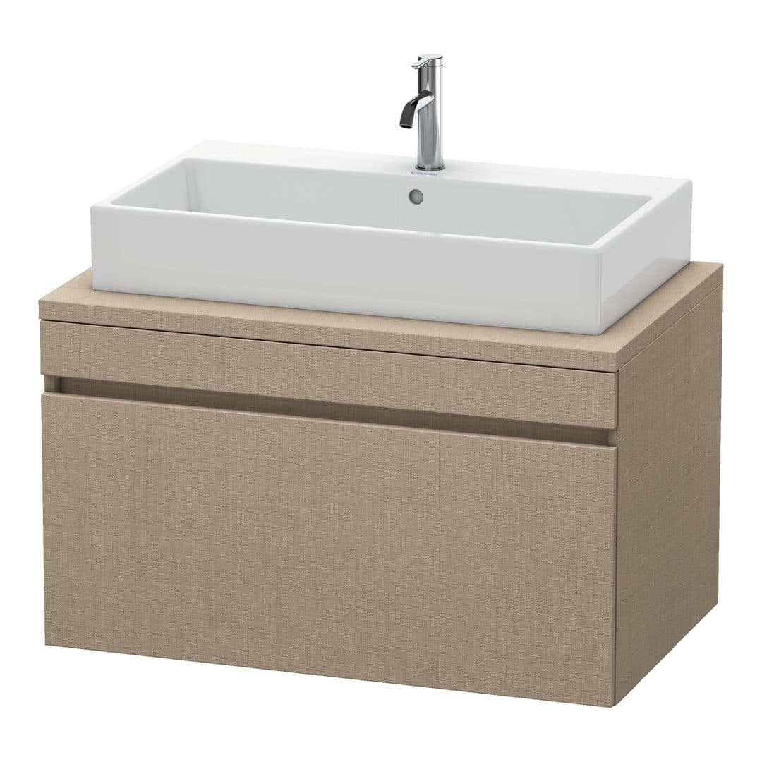 Duravit DuraStyle – Έπιπλο Νιπτήρα – 900 mm, για κονσόλα, 1 συρτάρι, νιπτήρας κέντρο – Linen Matt, Decor (DS531307575)