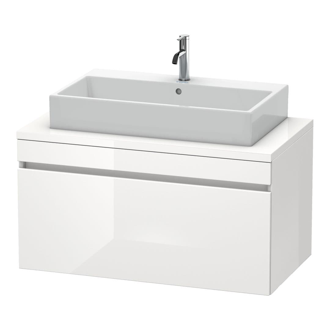 Duravit DuraStyle – Έπιπλο Νιπτήρα – 1000 mm, για κονσόλα, 1 συρτάρι, νιπτήρας κέντρο – White High Gloss, Decor (DS531402222)