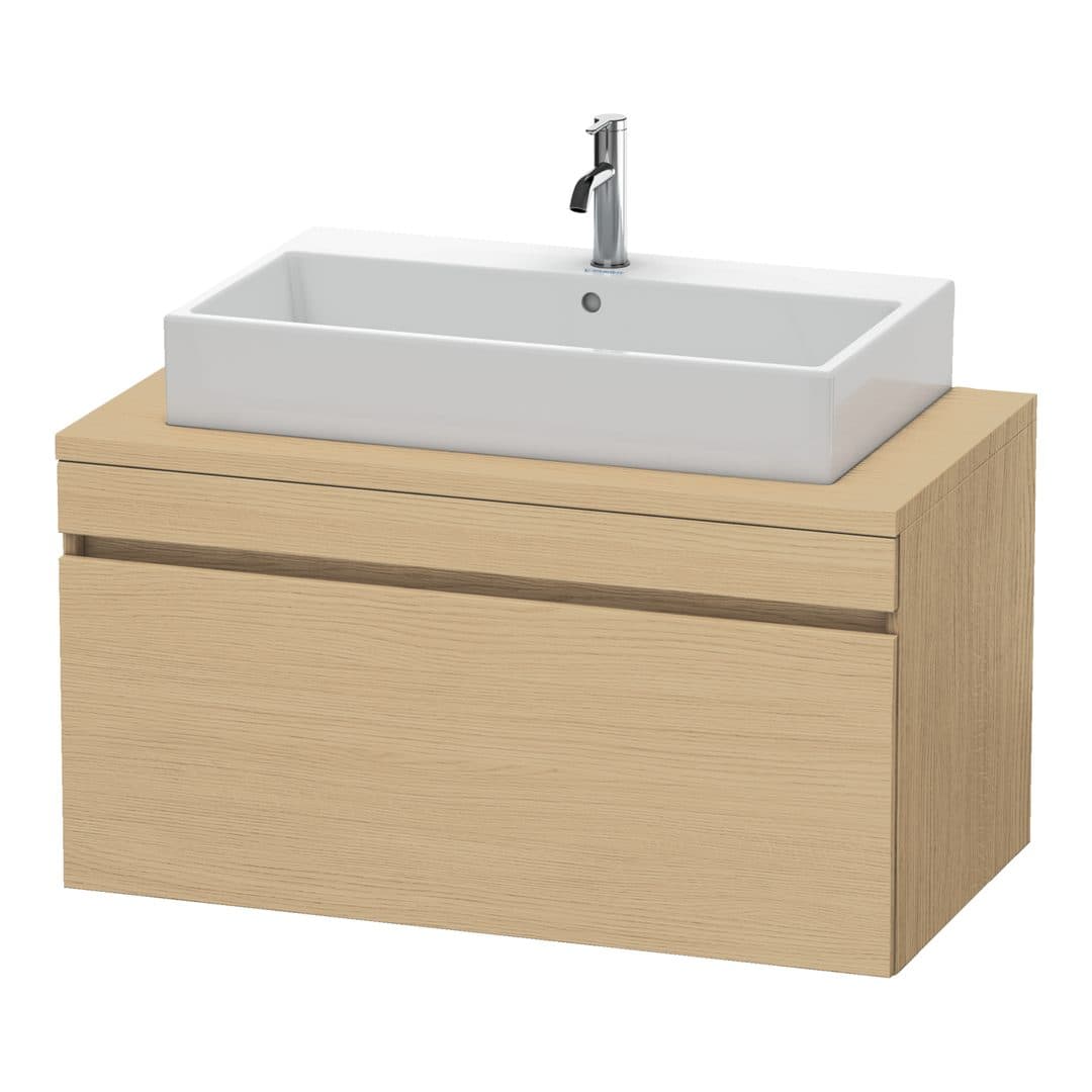 Duravit DuraStyle – Έπιπλο Νιπτήρα – 1000 mm, για κονσόλα, 1 συρτάρι, νιπτήρας κέντρο – Natural oak, Decor (DS531403030)