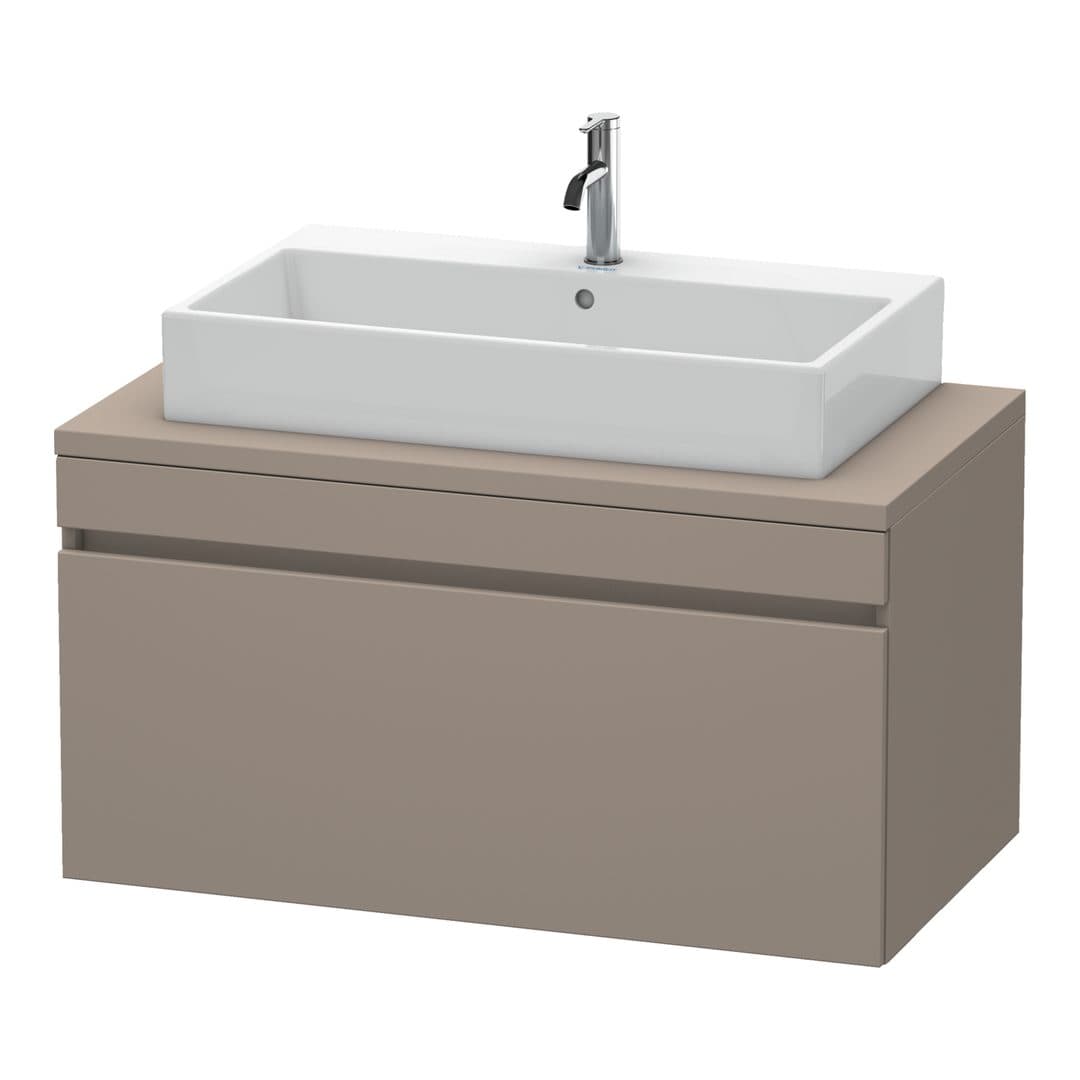 Duravit DuraStyle – Έπιπλο Νιπτήρα – 1000 mm, για κονσόλα, 1 συρτάρι, νιπτήρας κέντρο – Basalte Matt, Decor (DS531404343)