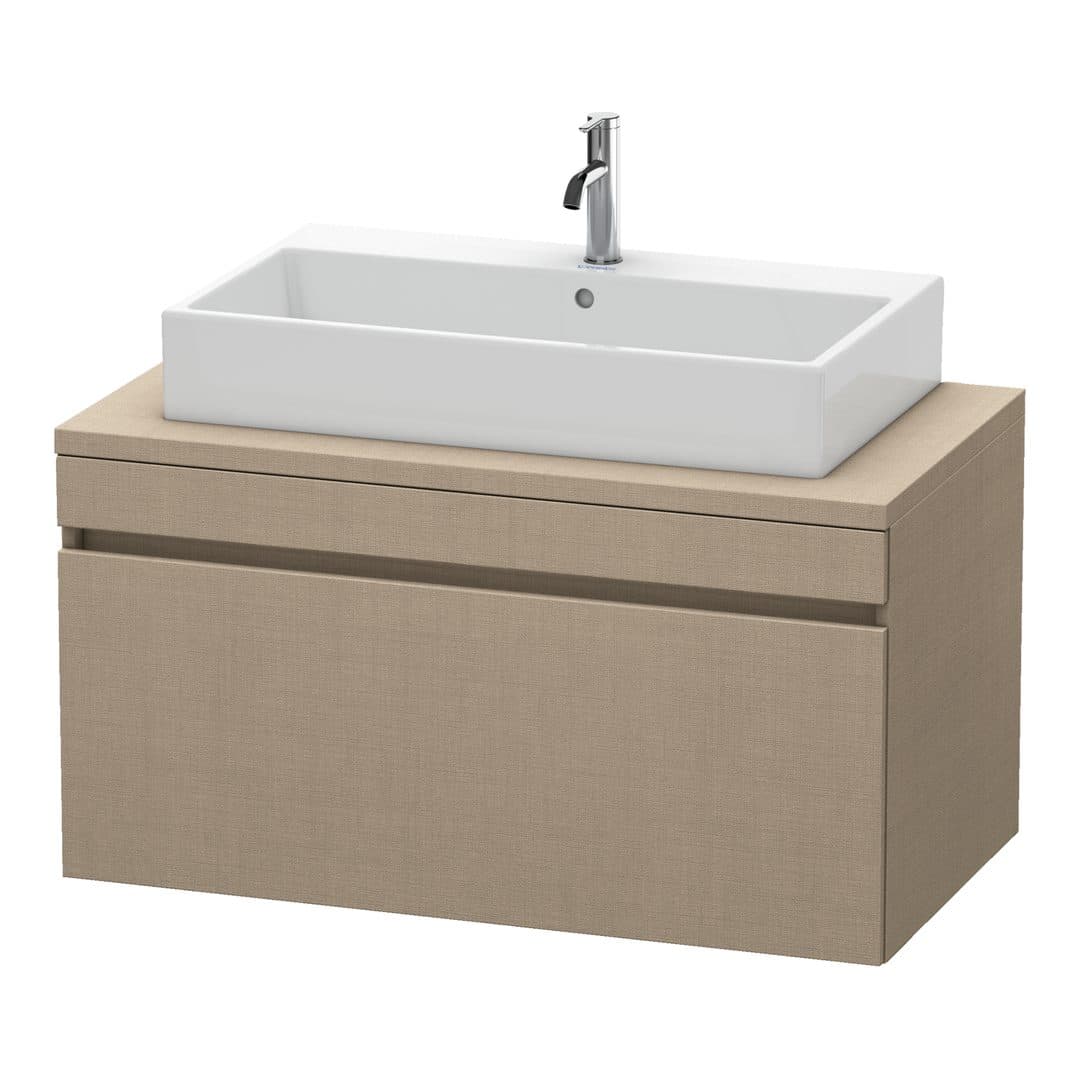Duravit DuraStyle – Έπιπλο Νιπτήρα – 1000 mm, για κονσόλα, 1 συρτάρι, νιπτήρας κέντρο – Linen Matt, Decor (DS531407575)