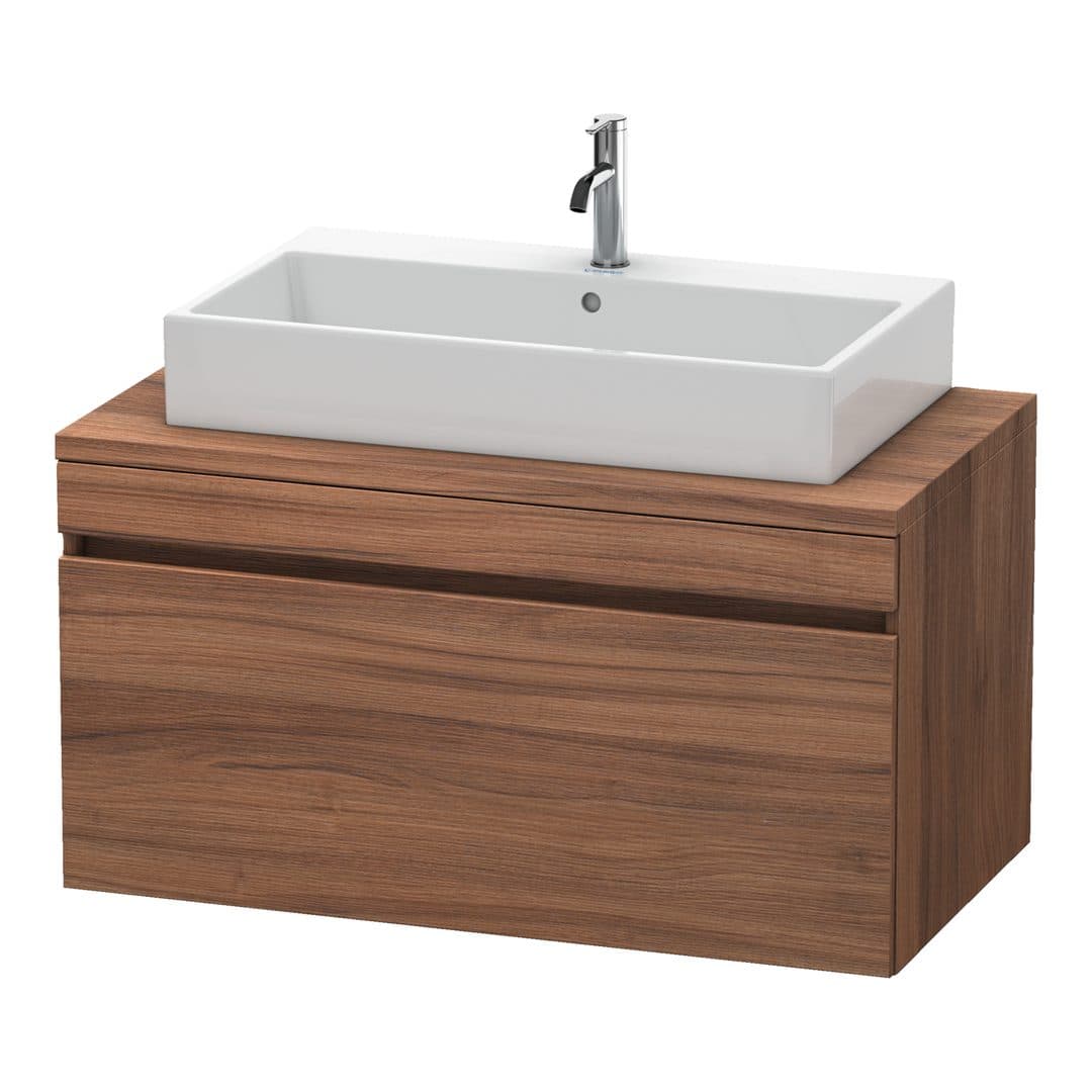 Duravit DuraStyle – Έπιπλο Νιπτήρα – 1000 mm, για κονσόλα, 1 συρτάρι, νιπτήρας κέντρο – Walnut Matt, Decor (DS531407979)