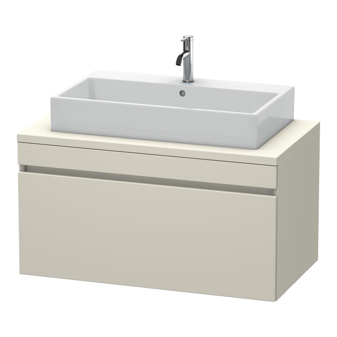 Duravit DuraStyle – Έπιπλο Νιπτήρα – 1000 mm, για κονσόλα, 1 συρτάρι, νιπτήρας κέντρο – Taupe Matt, Decor (DS531409191)