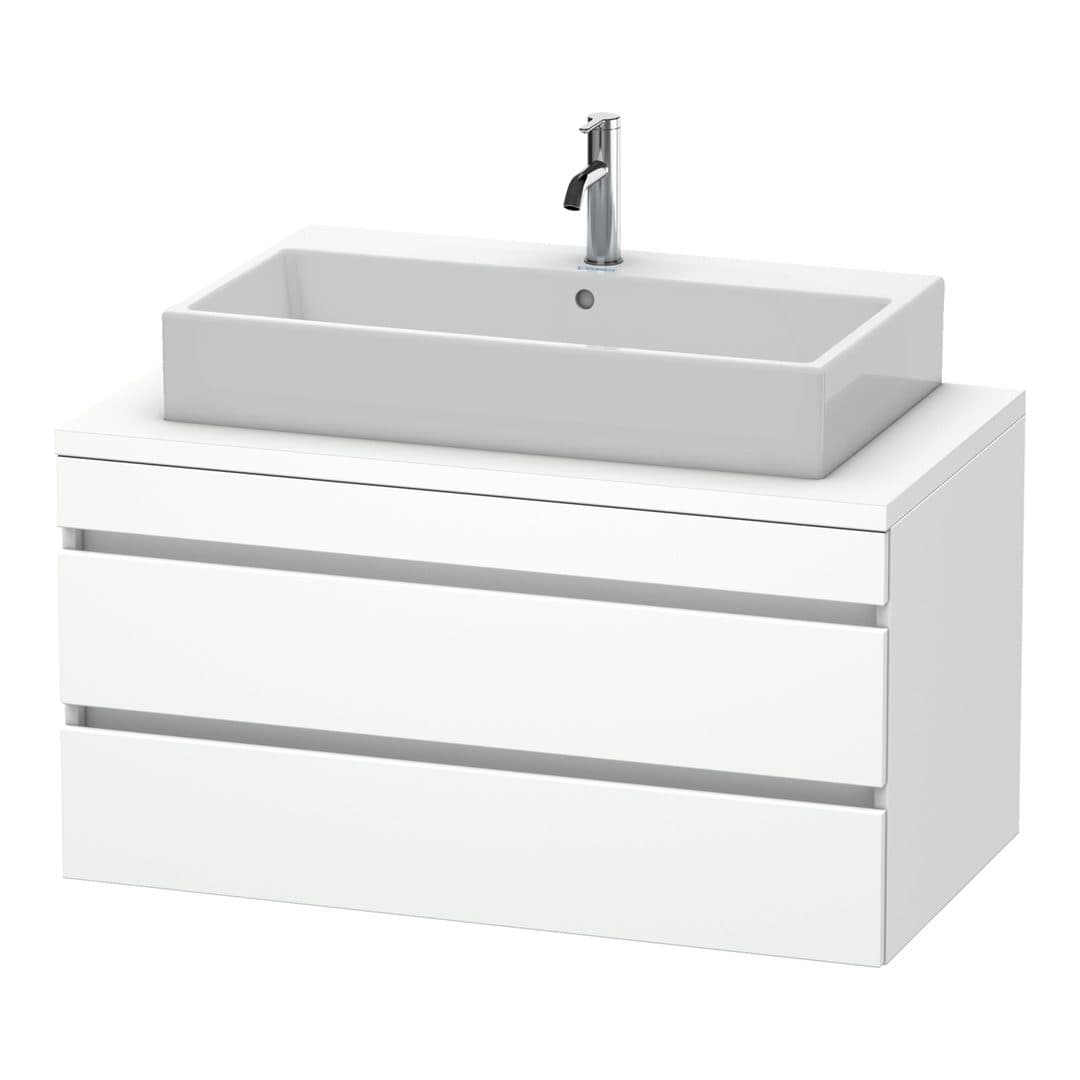 Duravit DuraStyle – Έπιπλο Νιπτήρα – 1000 mm, για κονσόλα, 2 συρτάρια, νιπτήρας κέντρο – White Matt, Decor (DS531901818)