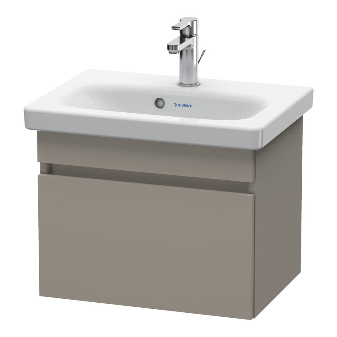 Duravit DuraStyle – Έπιπλο Νιπτήρα – 500 mm, 1 συρτάρι, νιπτήρας κέντρο, Compact – Basalte Matt, Decor (DS630304343)