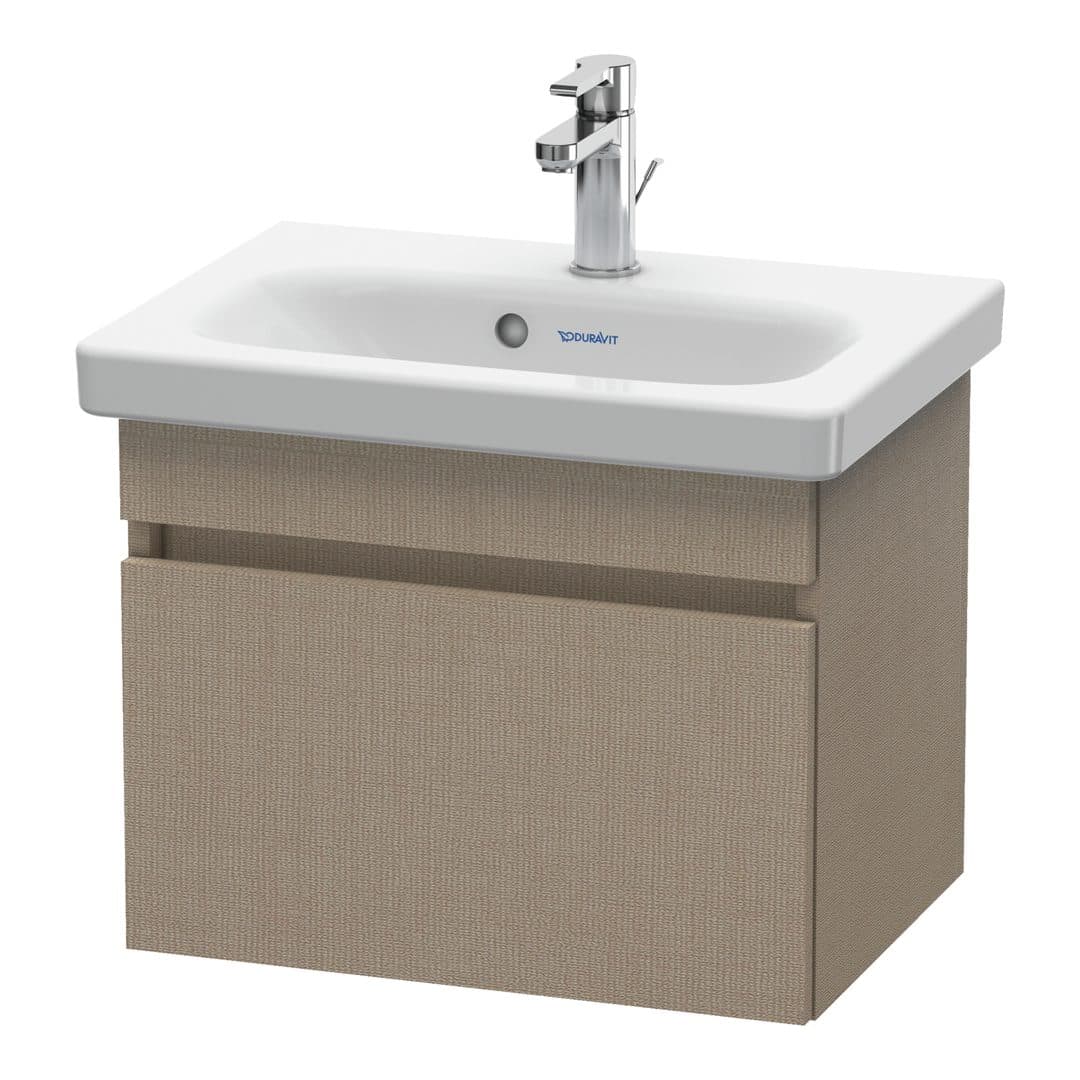 Duravit DuraStyle – Έπιπλο Νιπτήρα – 500 mm, 1 συρτάρι, νιπτήρας κέντρο, Compact – Linen Matt, Decor (DS630307575)