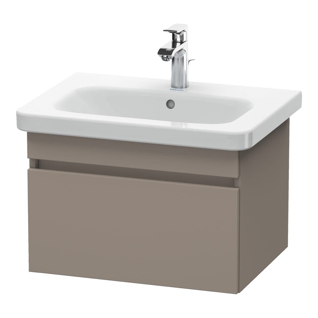 Duravit DuraStyle – Έπιπλο Νιπτήρα – 580 mm, 1 συρτάρι, νιπτήρας κέντρο – Basalte Matt, Decor (DS638004343)