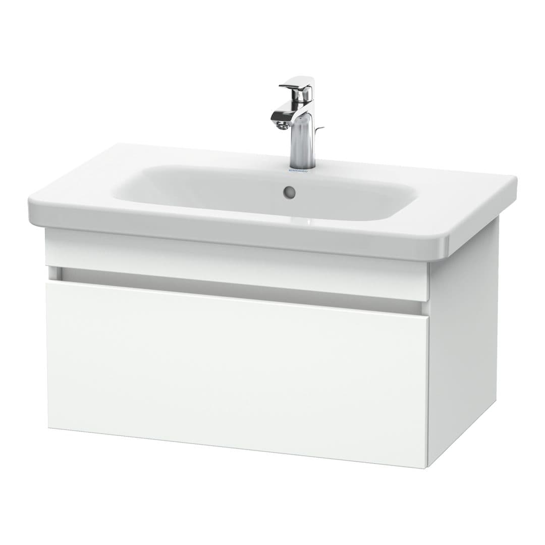 Duravit DuraStyle – Έπιπλο Νιπτήρα – 730 mm, 1 συρτάρι, νιπτήρας κέντρο – White Matt, Decor (DS638101818)