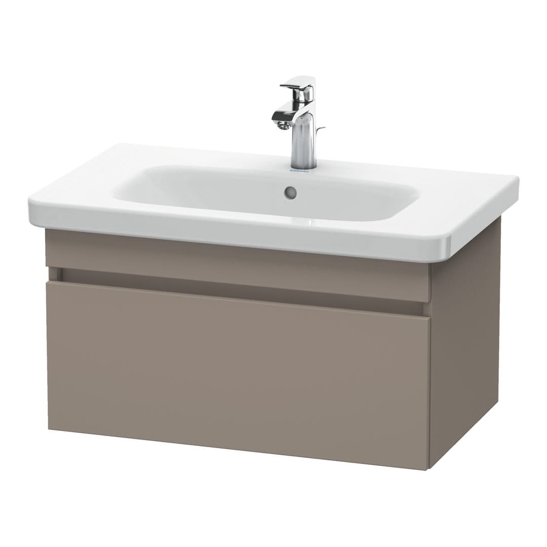 Duravit DuraStyle – Έπιπλο Νιπτήρα – 730 mm, 1 συρτάρι, νιπτήρας κέντρο – Basalte Matt, Decor (DS638104343)
