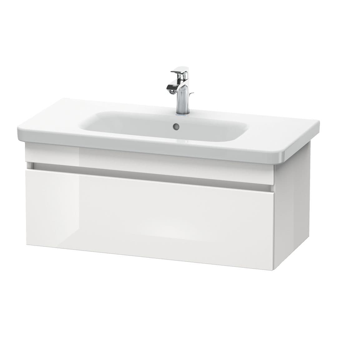 Duravit DuraStyle – Έπιπλο Νιπτήρα – 930 mm, 1 συρτάρι, νιπτήρας κέντρο – White High Gloss, Decor (DS638202222)