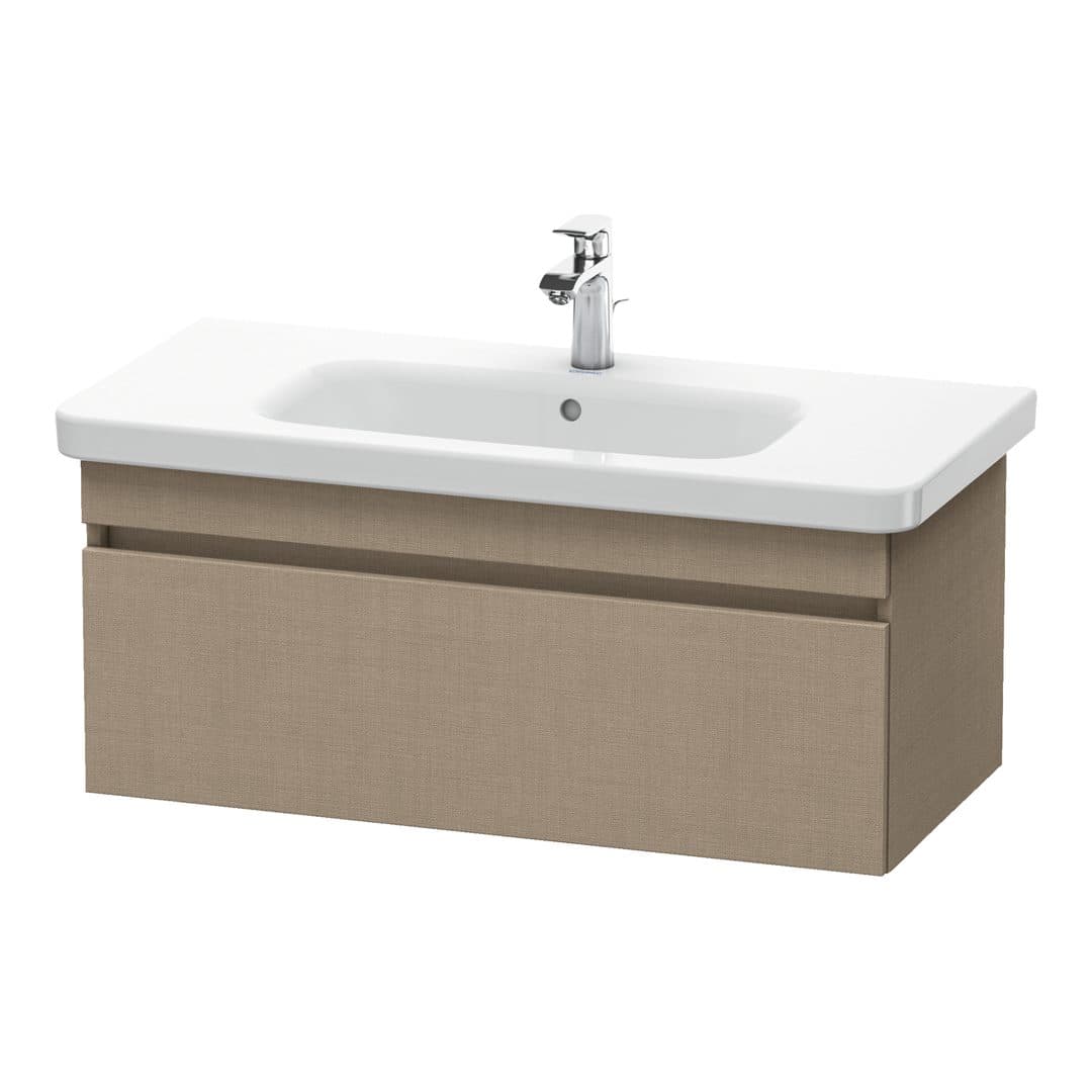 Duravit DuraStyle – Έπιπλο Νιπτήρα – 930 mm, 1 συρτάρι, νιπτήρας κέντρο – Linen Matt, Decor (DS638207575)