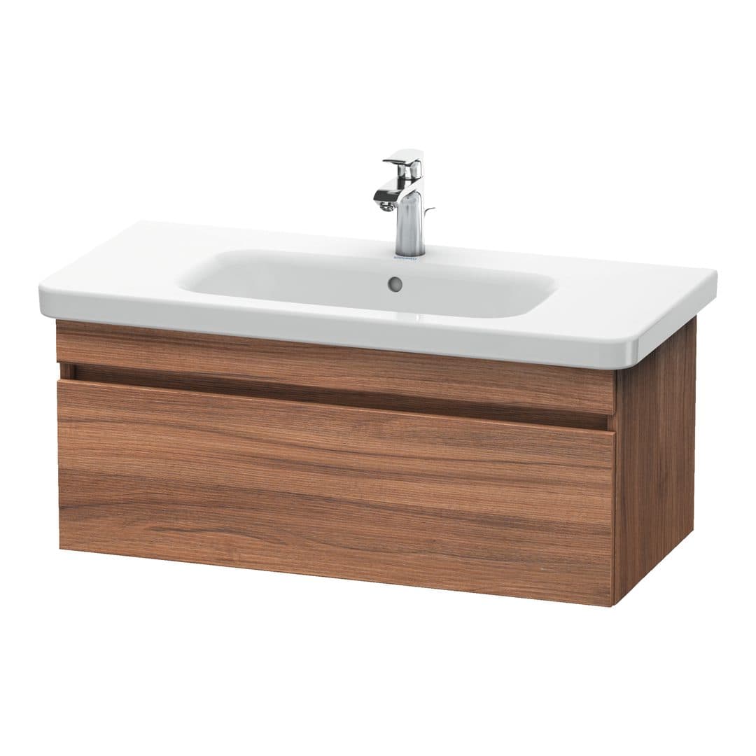 Duravit DuraStyle – Έπιπλο Νιπτήρα – 930 mm, 1 συρτάρι, νιπτήρας κέντρο – Walnut Matt, Decor (DS638207979)