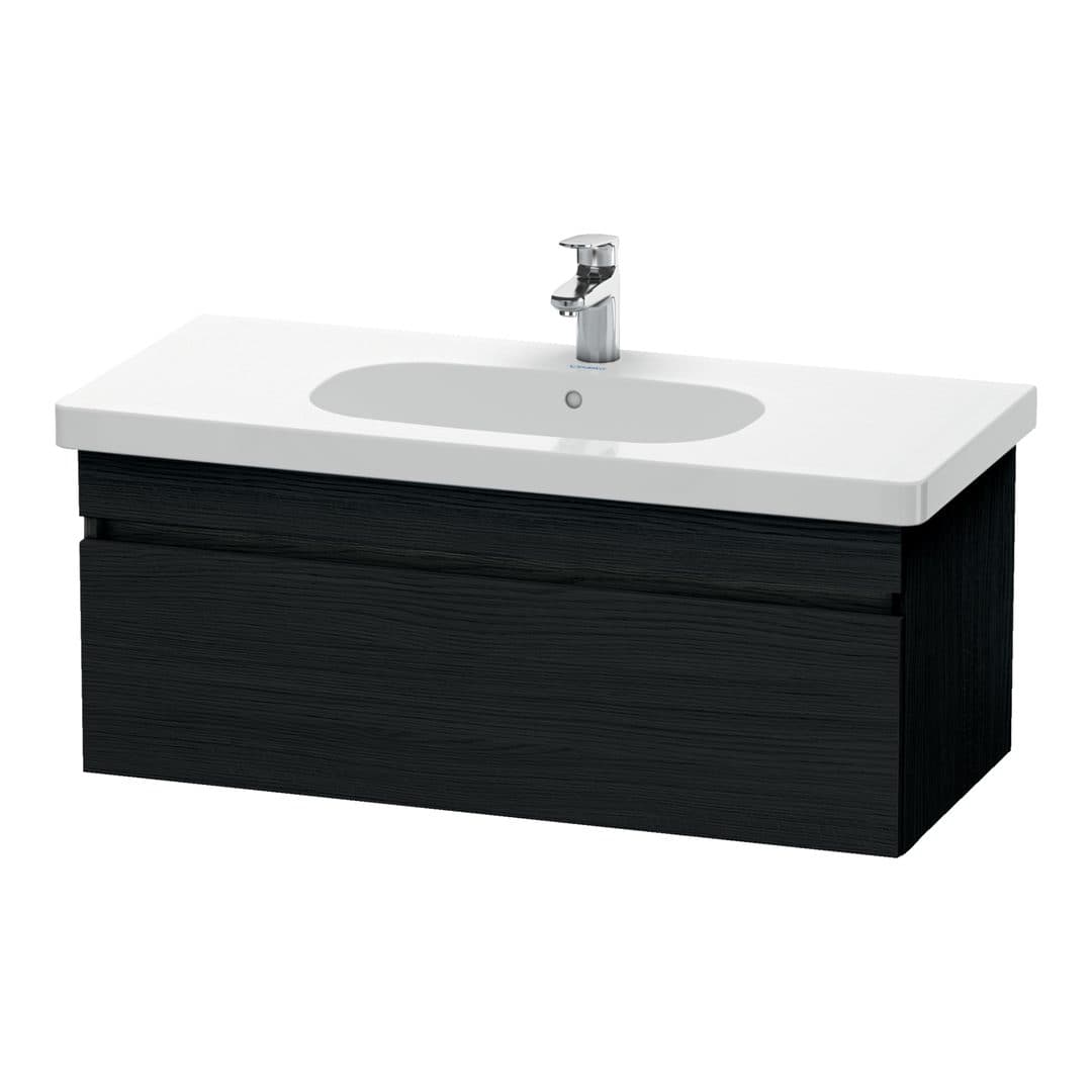Duravit DuraStyle – Έπιπλο Νιπτήρα – 1000 mm, 1 συρτάρι, νιπτήρας κέντρο – Black oak Matt, Decor (DS638501616)