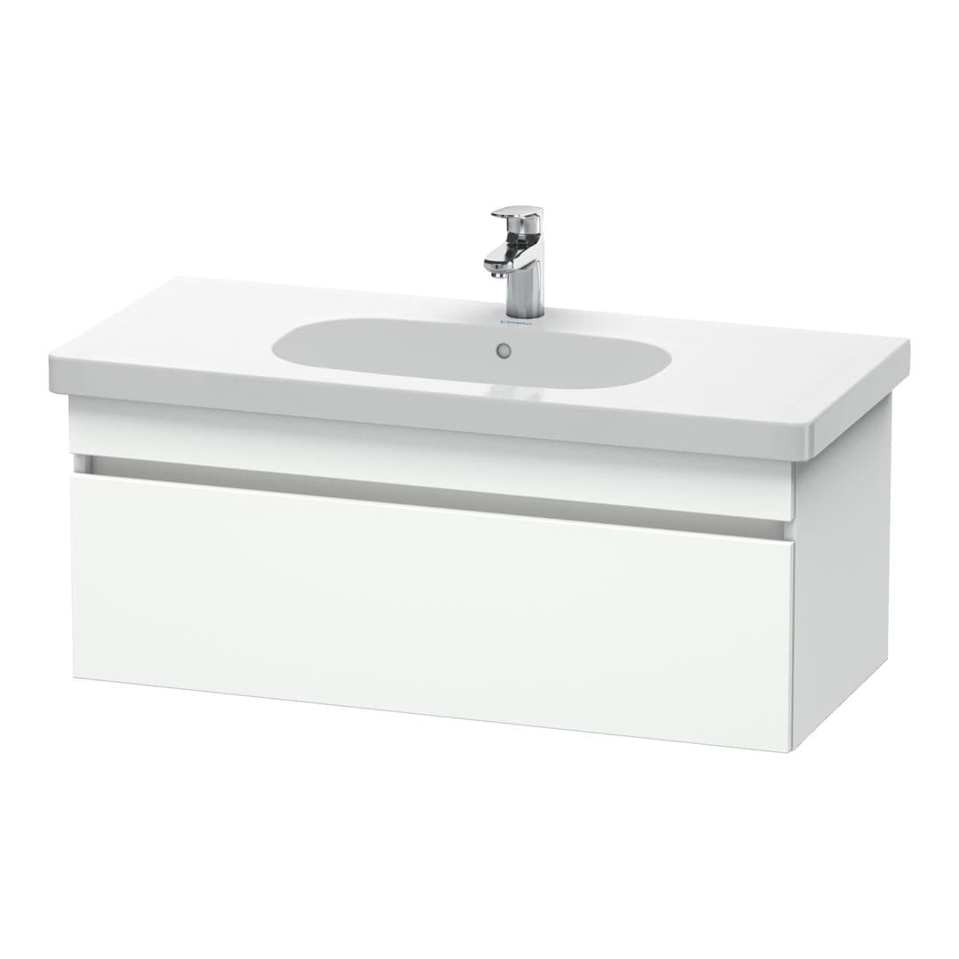 Duravit DuraStyle – Έπιπλο Νιπτήρα – 1000 mm, 1 συρτάρι, νιπτήρας κέντρο – White Matt, Decor (DS638501818)