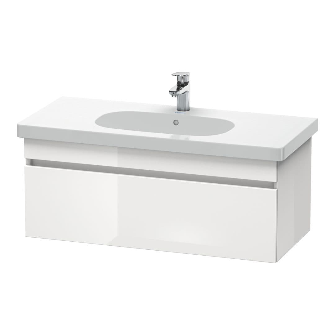 Duravit DuraStyle – Έπιπλο Νιπτήρα – 1000 mm, 1 συρτάρι, νιπτήρας κέντρο – White High Gloss, Decor (DS638502222)