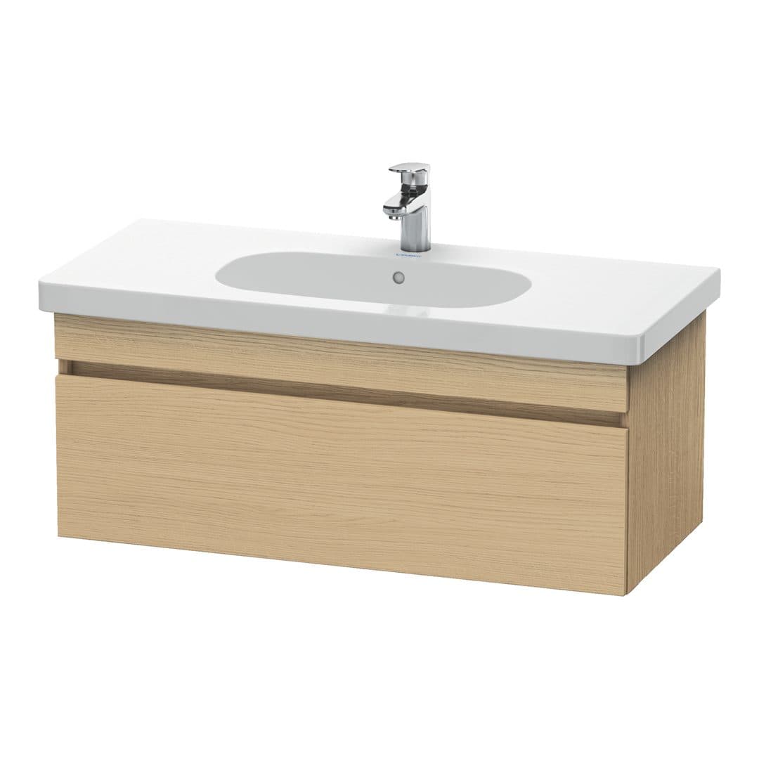 Duravit DuraStyle – Έπιπλο Νιπτήρα – 1000 mm, 1 συρτάρι, νιπτήρας κέντρο – Natural oak, Decor (DS638503030)