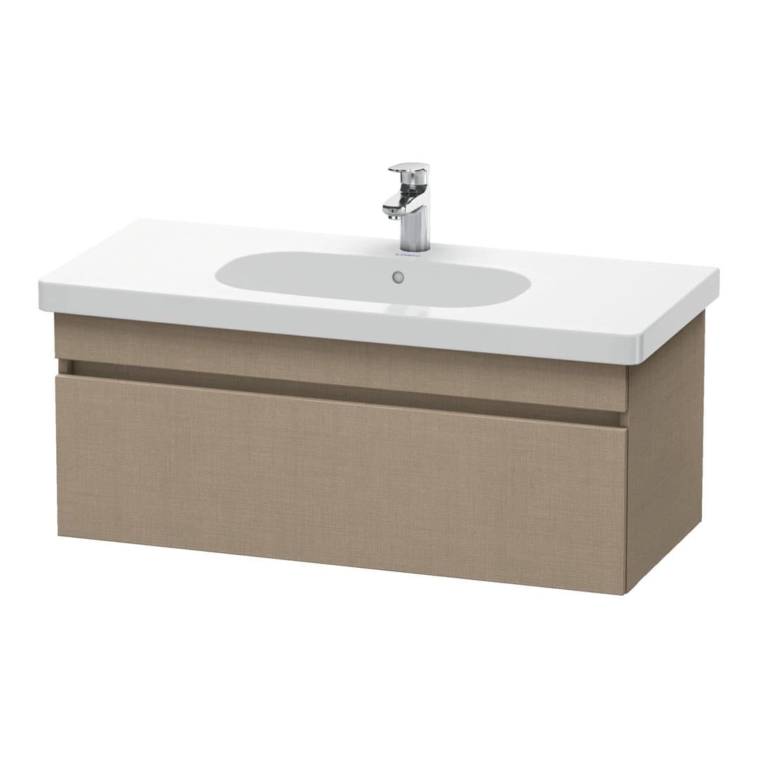 Duravit DuraStyle – Έπιπλο Νιπτήρα – 1000 mm, 1 συρτάρι, νιπτήρας κέντρο – Linen Matt, Decor (DS638507575)
