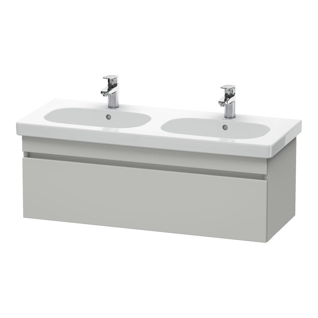 Duravit DuraStyle – Έπιπλο Νιπτήρα – 1150 mm, 1 συρτάρι, νιπτήρας κέντρο – Concrete grey Matt, Decor (DS638600707)