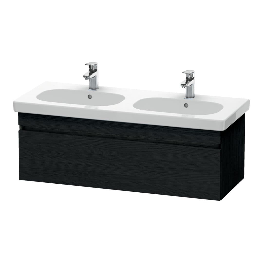 Duravit DuraStyle – Έπιπλο Νιπτήρα – 1150 mm, 1 συρτάρι, νιπτήρας κέντρο – Black oak Matt, Decor (DS638601616)