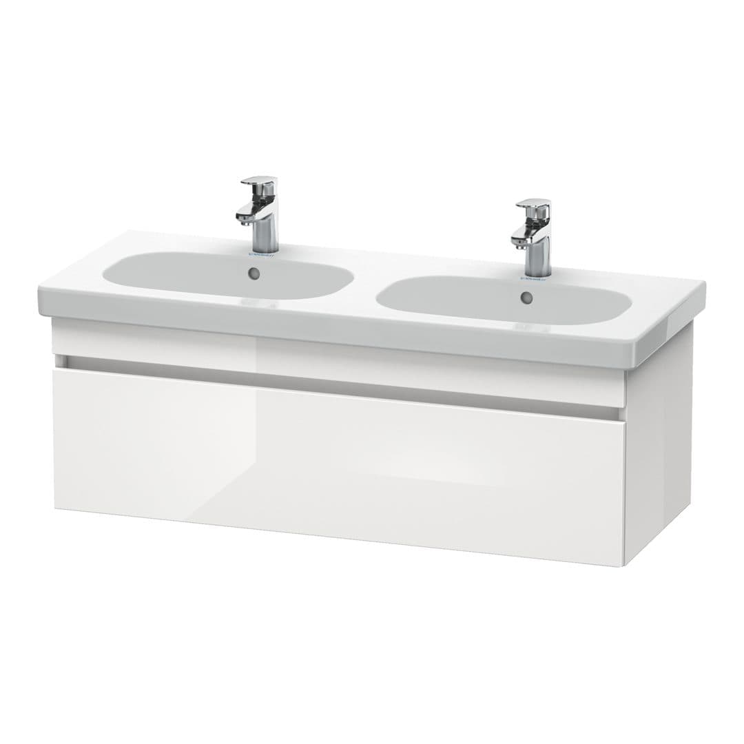 Duravit DuraStyle – Έπιπλο Νιπτήρα – 1150 mm, 1 συρτάρι, νιπτήρας κέντρο – White High Gloss, Decor (DS638602222)