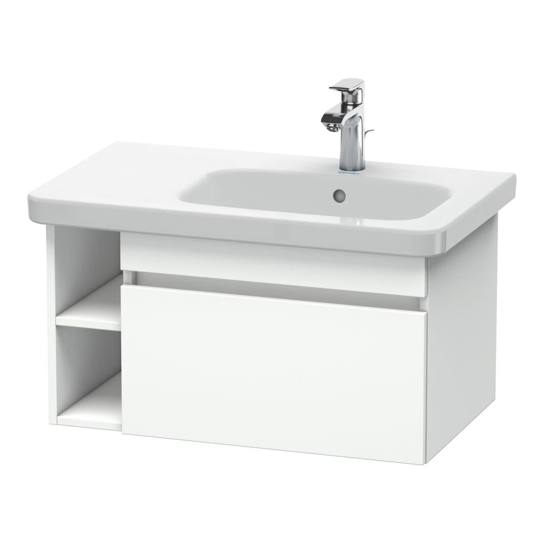 Duravit DuraStyle – Έπιπλο Νιπτήρα – 730 mm, 1 συρτάρι, νιπτήρας δεξιά – White Matt, Decor (DS639301818)