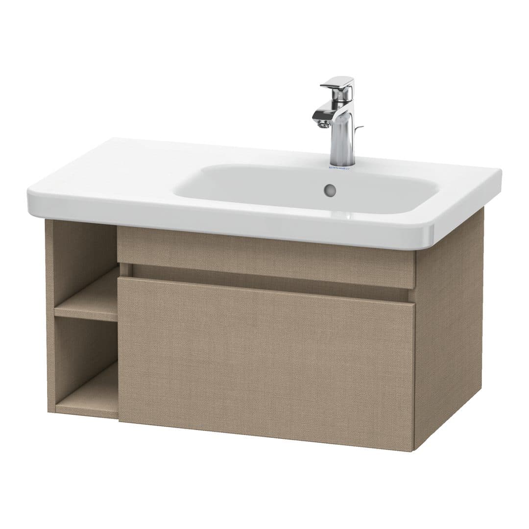 Duravit DuraStyle – Έπιπλο Νιπτήρα – 730 mm, 1 συρτάρι, νιπτήρας δεξιά – Linen Matt, Decor (DS639307575)