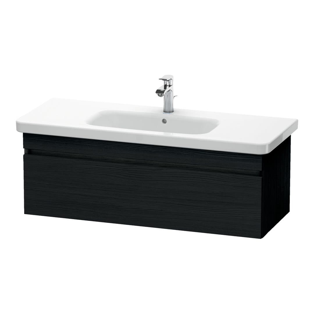 Duravit DuraStyle – Έπιπλο Νιπτήρα – 1130 mm, 1 συρτάρι, νιπτήρας κέντρο – Black oak Matt, Decor (DS639501616)
