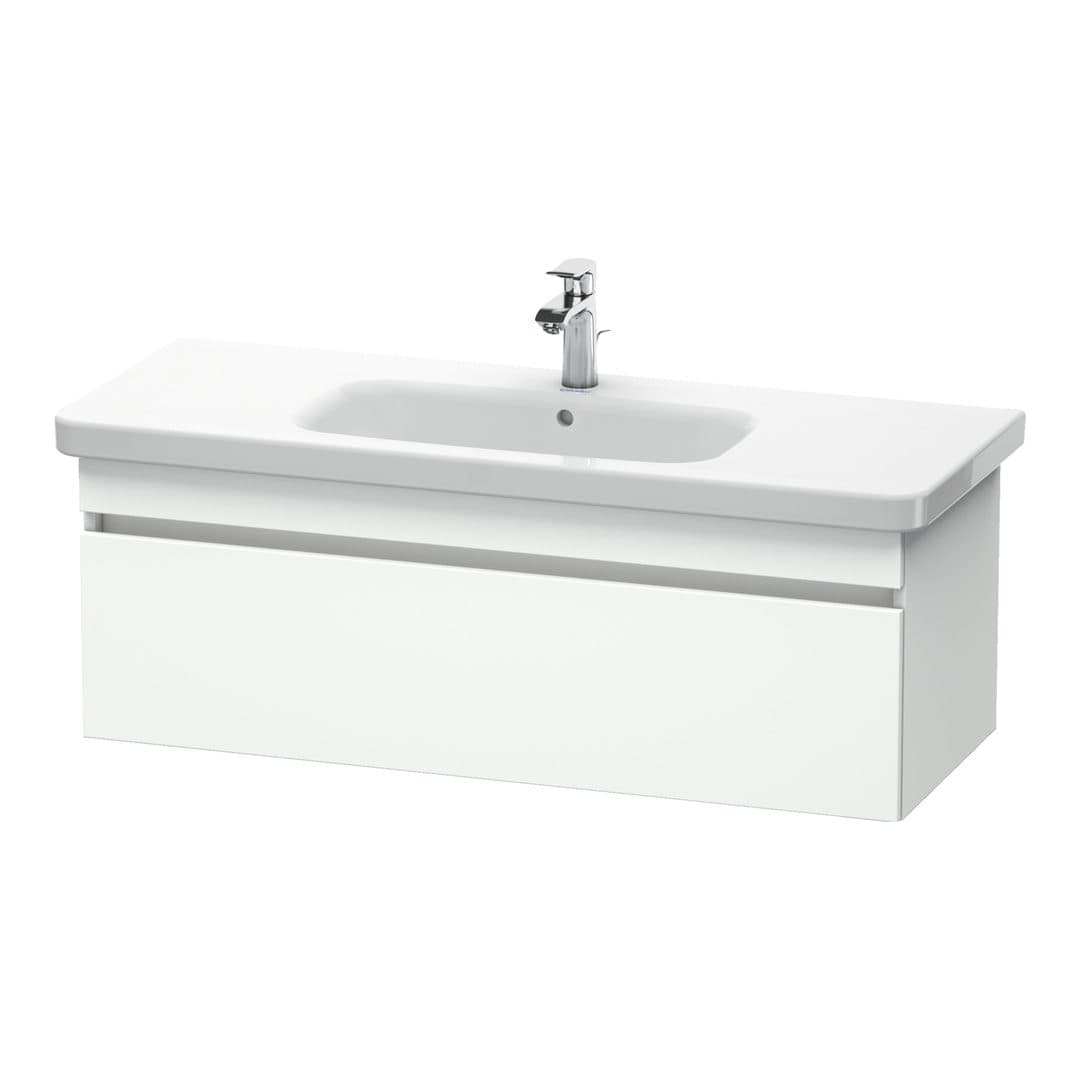 Duravit DuraStyle – Έπιπλο Νιπτήρα – 1130 mm, 1 συρτάρι, νιπτήρας κέντρο – White Matt, Decor (DS639501818)