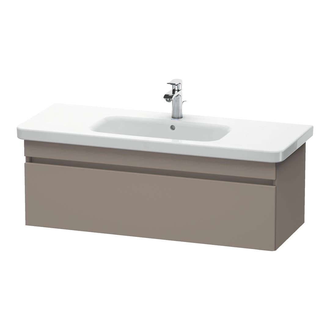 Duravit DuraStyle – Έπιπλο Νιπτήρα – 1130 mm, 1 συρτάρι, νιπτήρας κέντρο – Basalte Matt, Decor (DS639504343)