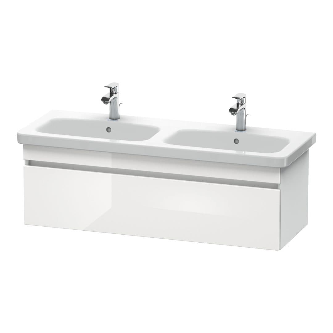 Duravit DuraStyle – Έπιπλο Νιπτήρα – 1230 mm, 1 συρτάρι, White Matt – White High Gloss, Decor (DS639802218)