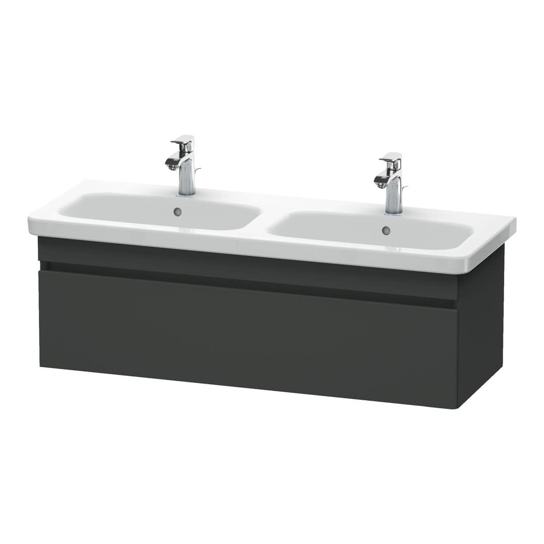 Duravit DuraStyle – Έπιπλο Νιπτήρα – 1230 mm, 1 συρτάρι – Graphite Matt, Decor (DS639804949)