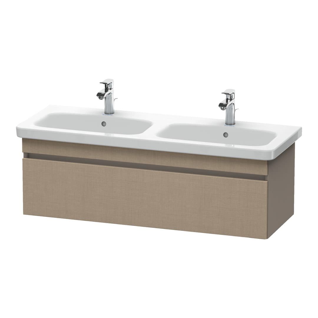 Duravit DuraStyle – Έπιπλο Νιπτήρα – 1230 mm, 1 συρτάρι, σώμα Basalte Matt – Linen Matt, Decor (DS639807543)