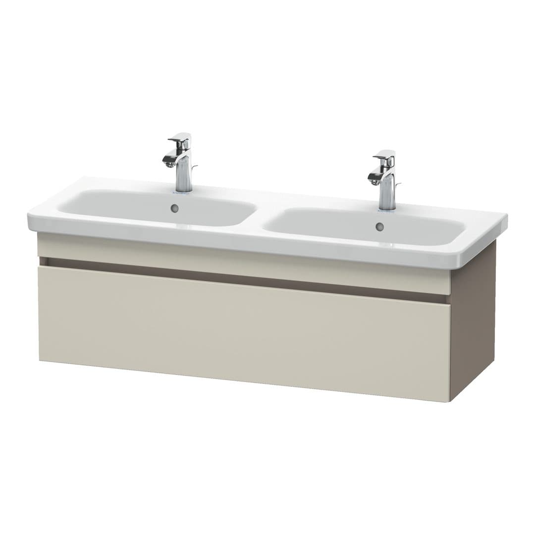 Duravit DuraStyle – Έπιπλο Νιπτήρα – 1230 mm, 1 συρτάρι, σώμα Basalte Matt – Taupe Matt, Decor (DS639809143)