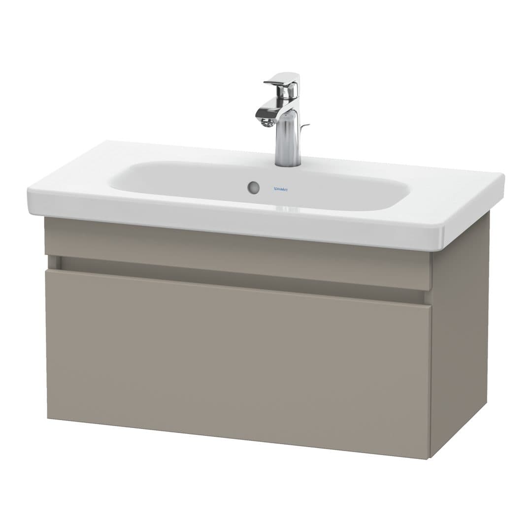 Duravit DuraStyle – Έπιπλο Νιπτήρα – 730 mm, 1 συρτάρι, νιπτήρας κέντρο, Compact – Basalte Matt, Decor (DS639904343)