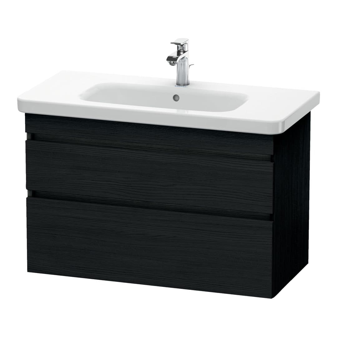 Duravit DuraStyle – Έπιπλο Νιπτήρα – 930 mm, 2 συρτάρια, νιπτήρας κέντρο – Black oak Matt, Decor (DS648201616)