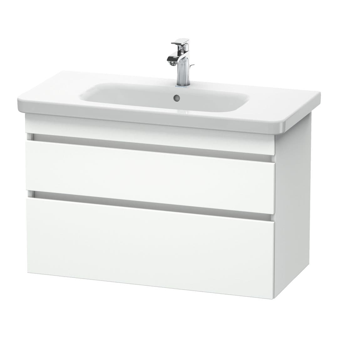 Duravit DuraStyle – Έπιπλο Νιπτήρα – 930 mm, 2 συρτάρια, νιπτήρας κέντρο – White Matt, Decor (DS648201818)