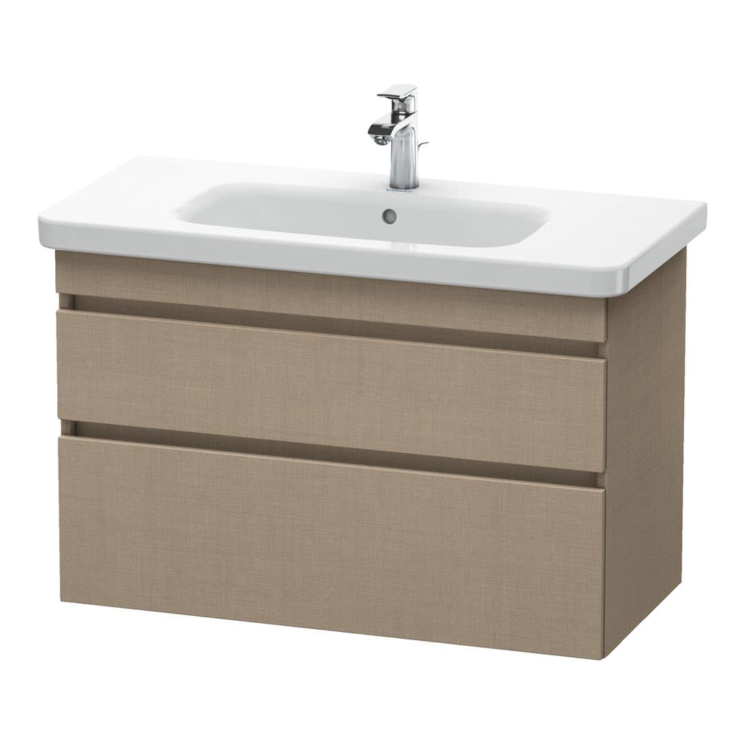 Duravit DuraStyle – Έπιπλο Νιπτήρα – 930 mm, 2 συρτάρια, νιπτήρας κέντρο – Linen Matt, Decor (DS648207575)