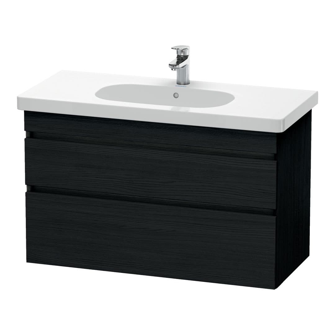 Duravit DuraStyle – Έπιπλο Νιπτήρα – 1000 mm, 2 συρτάρια, νιπτήρας κέντρο – Black oak Matt, Decor (DS648501616)