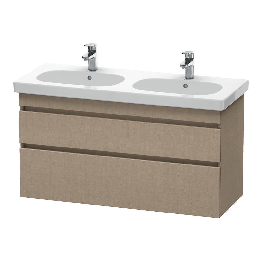 Duravit DuraStyle – Έπιπλο Νιπτήρα – 1150 mm, 2 συρτάρια, νιπτήρας κέντρο – Linen Matt, Decor (DS648607575)