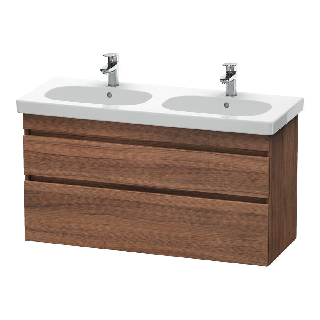 Duravit DuraStyle – Έπιπλο Νιπτήρα – 1150 mm, 2 συρτάρια, νιπτήρας κέντρο – Walnut Matt, Decor (DS648607979)