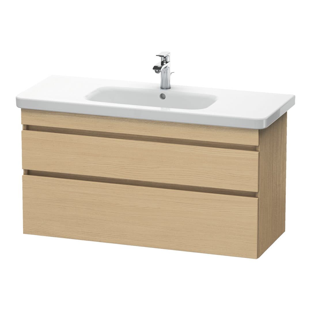 Duravit DuraStyle – Έπιπλο Νιπτήρα – 1130 mm, 2 συρτάρια, νιπτήρας κέντρο – Natural oak, Decor (DS649503030)