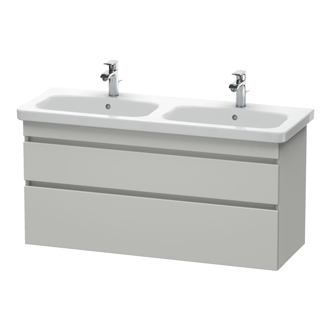 Duravit DuraStyle – Έπιπλο Νιπτήρα – 1230 mm, 2 συρτάρια – Concrete grey Matt, Decor (DS649800707)