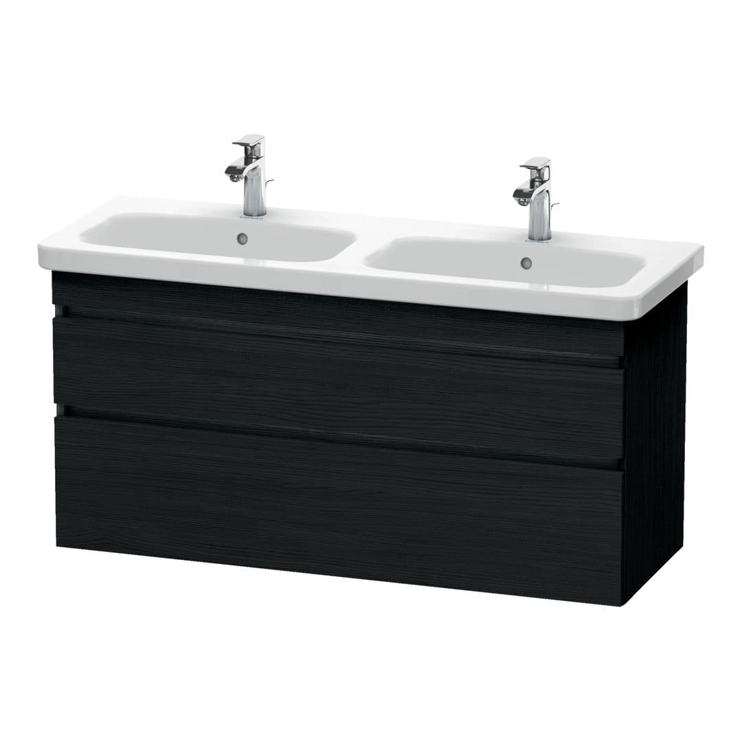 Duravit DuraStyle – Έπιπλο Νιπτήρα – 1230 mm, 2 συρτάρια – Black oak Matt, Decor (DS649801616)